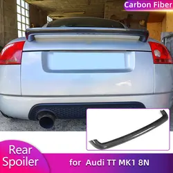 Full Carbon Fiber Rear Trunk Spoiler Wings for Audi TT TT Quattro MK1 8N 2-Door 1998-2006 Car Rear Spoiler Boot Wing Lip FRP