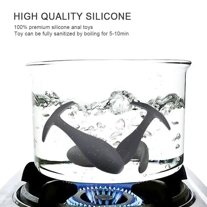 Anal Silicone Plug for Woman Female Soft Dilator Annal Butt Toys Sports Analplug Buttplug Kit Tool Beginners Sex Tooys XXL Man