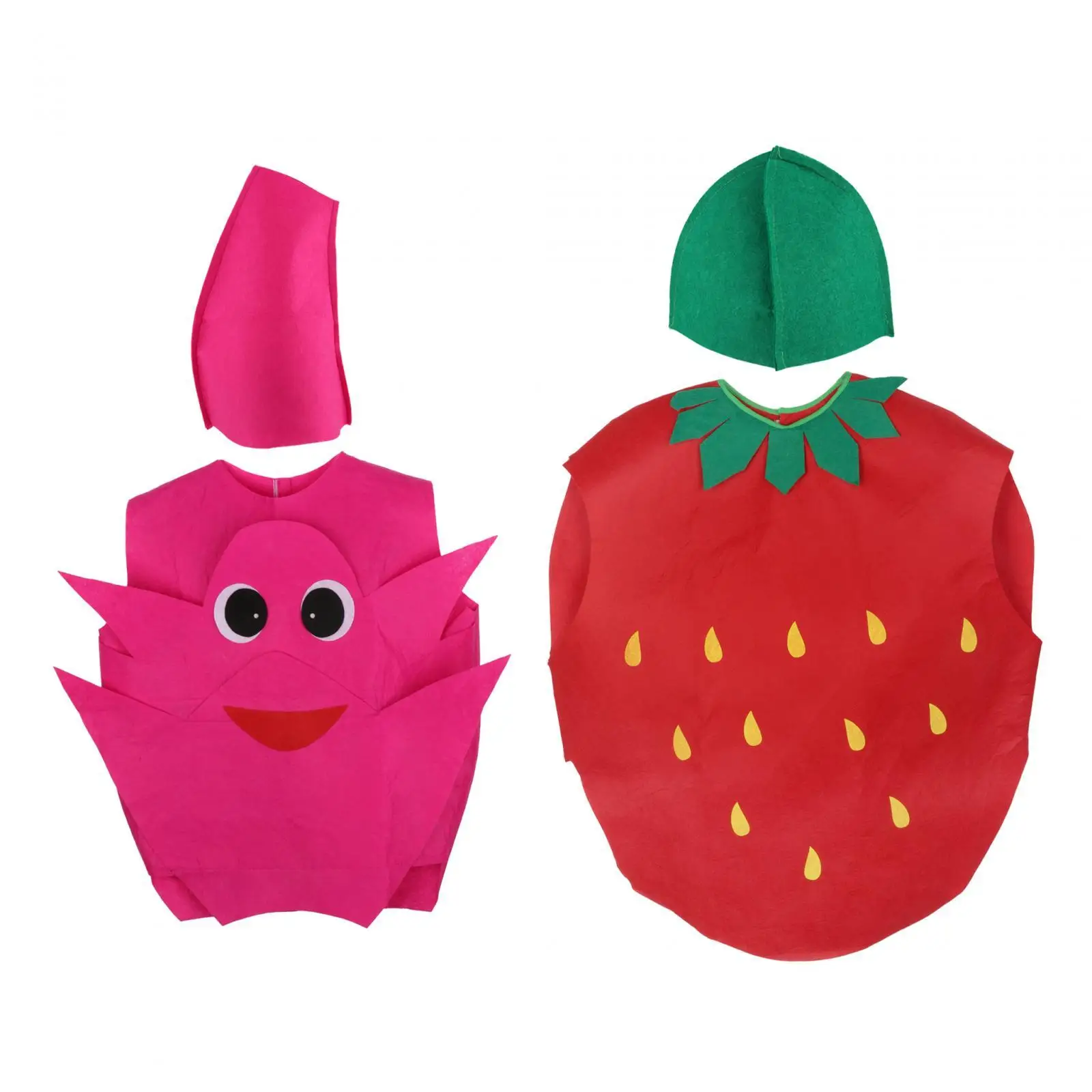 

Funny Fruit Costume Cartoon Cosplay with Hat Dressing up for Stage Performance Carnivals Themed Party Festivals Birthdays