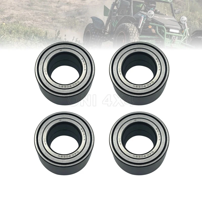 4 Uds rodamiento de cubo de rueda DAC3055W adecuado para vehículo todoterreno Arctic Cat TRV 250 300 350 366 400 425 450 500 550 700 1000 ATV