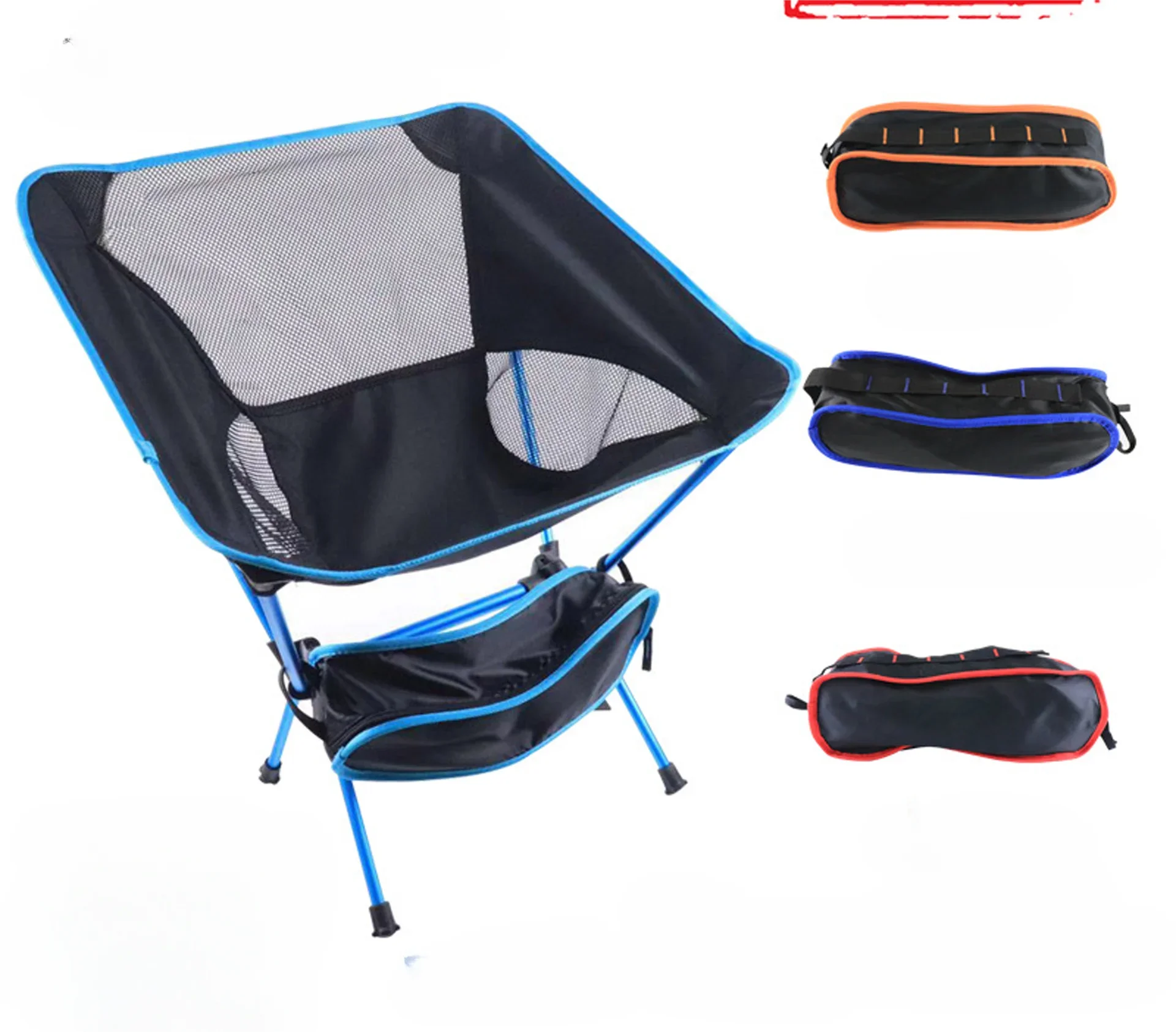 Outdoor Moon Chair Camping Camping Folding Chair Portable Lazy Back Chair High-end Light Aluminum Alloy Folding Chair