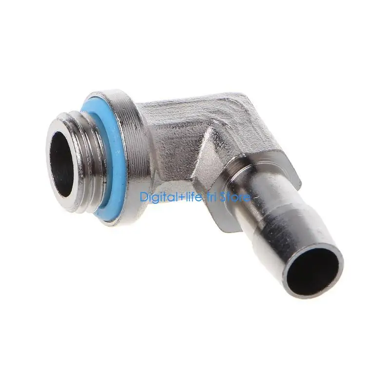 E06D PC Water Cooling System Part G1/4 Thread 90 Degree Elbow Pipe Connector