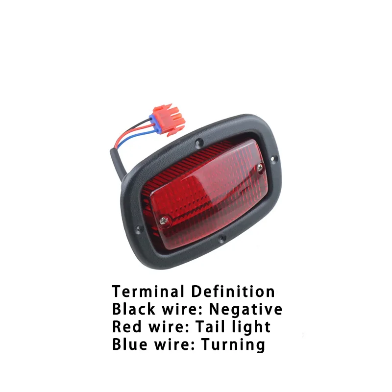 ClubCar DS L8/L6 Golf Cart rear tail light 12V LED excursion sightseeing car brake oval light turning back light indicator lamp