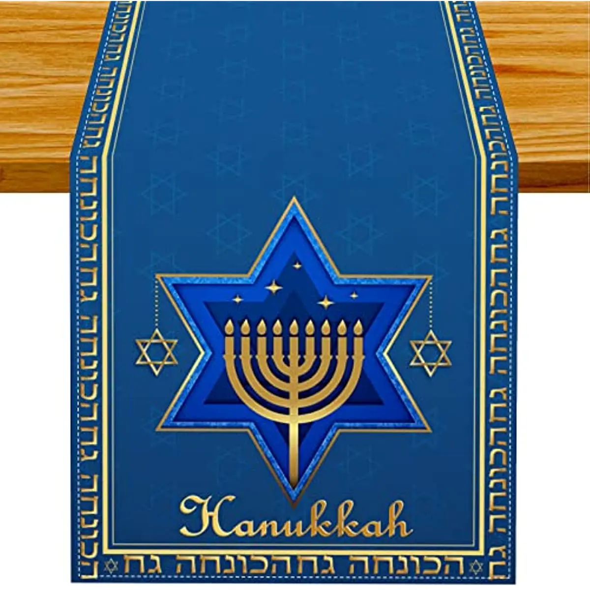 

Льняная настольная дорожка hanukka s hanukka, украшения hanukka Menorah, декор hanukka, украшения, Настольная дорожка для вечерние