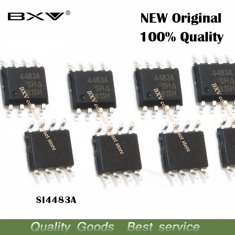 10PCS/LOT  SOP-8  SI4483A 4483A SI4483ADY  New Original  laptop chip in the stock