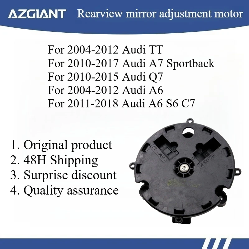 

Azgiant Car rearview mirror lens glass adjustment motor module for 2010-2017 Audi A7 Sportback/A6 S6 C7 2011-2018 Original parts