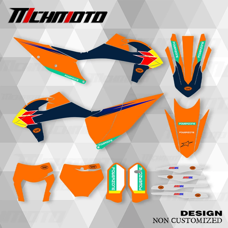 

MCHMFG для KTM EXC 2020 2021 2022 2023 SXF 2019 2020 2021 2022, новый стиль, графические наклейки, наборы наклеек