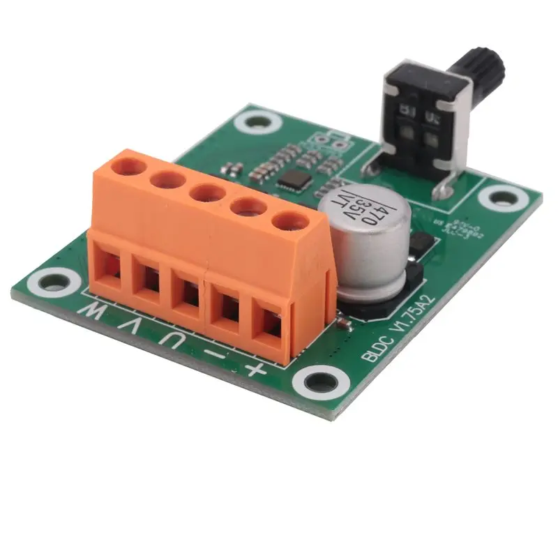 AC57-Brushless DC Motor Driver Controller Board 6V 12V 24V CD Drive Fan Motor Governor DIY Motor Controller Accessories