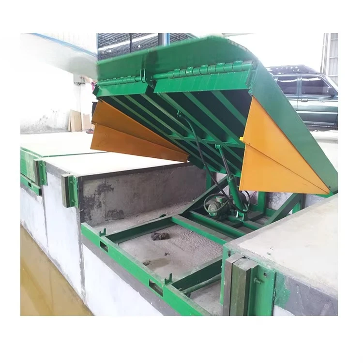 Work Life Container Terminal Ramp Warehouse Terminal 10 Ton Automatic Loading and Unloading Dock Leveling Machine