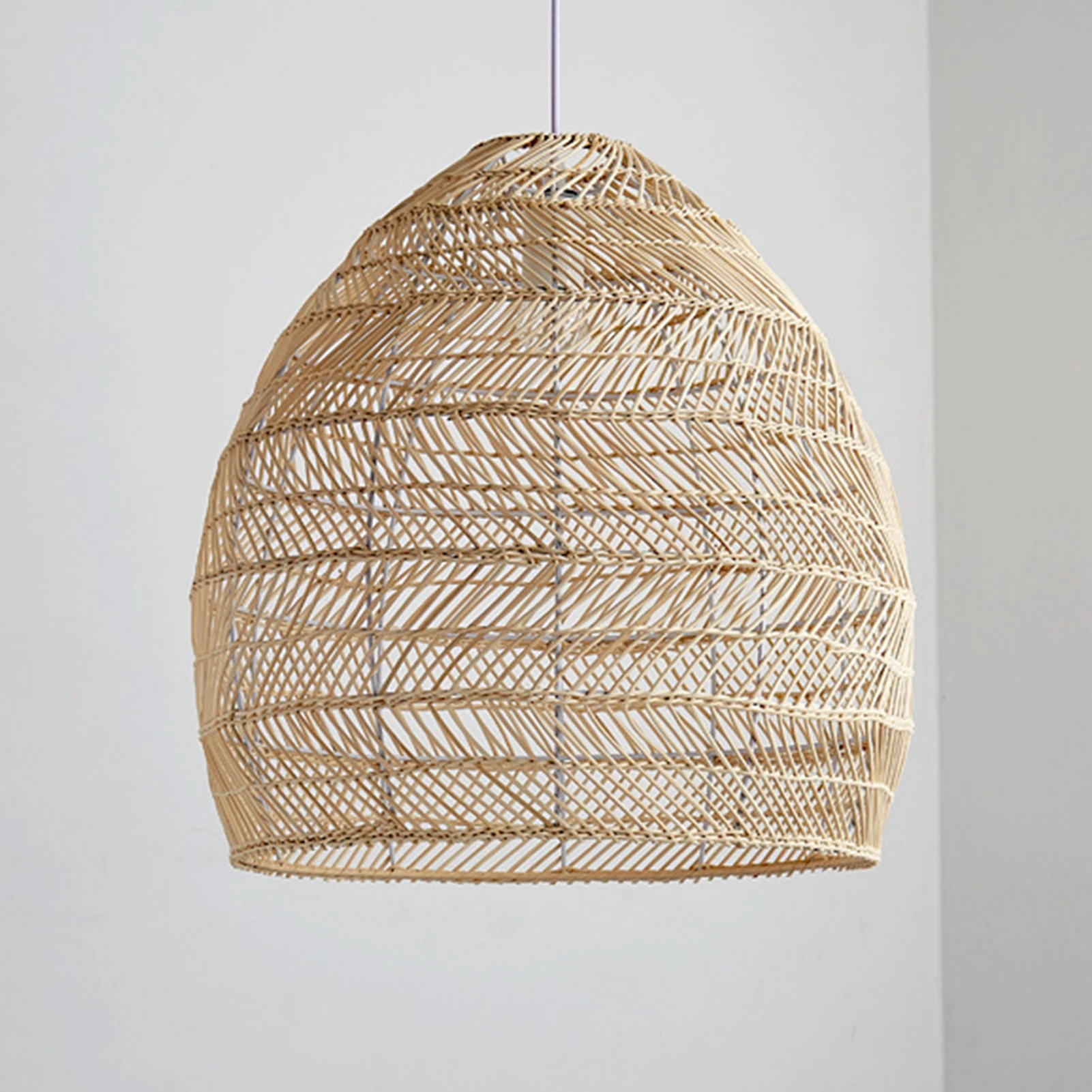 Rattan Pendant Light | Modern Ceiling Hand-Woven Basket Light Fixture for Home | Create A Fantastic New Look Gifts for Family Fr