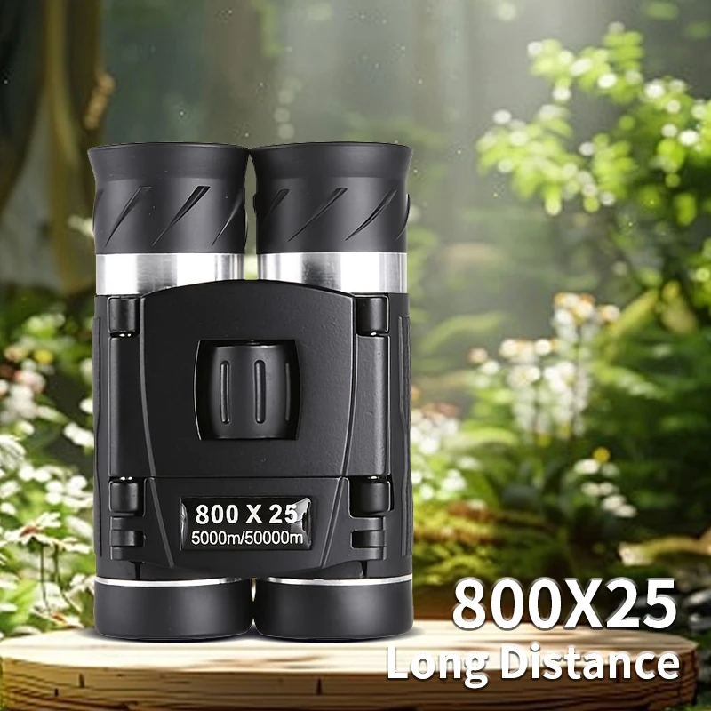 Binoculars Telescope 800x25 IPX4 Waterproof Bak4 Prism High Magnification For Bird Watching Camping Concert Hunting