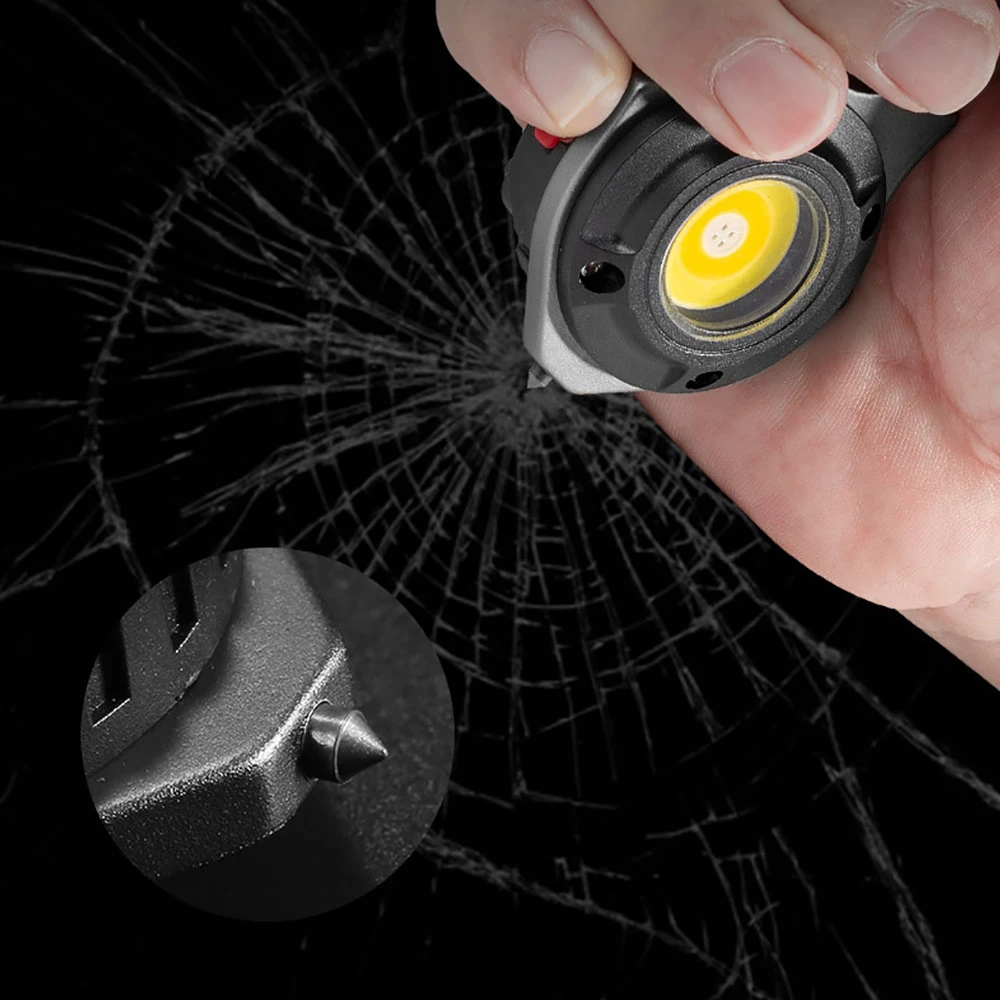 W5143 Multi-Function Keychain Flashlight Mini LED Camping Fishing Outdoor Work Light Pocket with Magnetic Portable Tools
