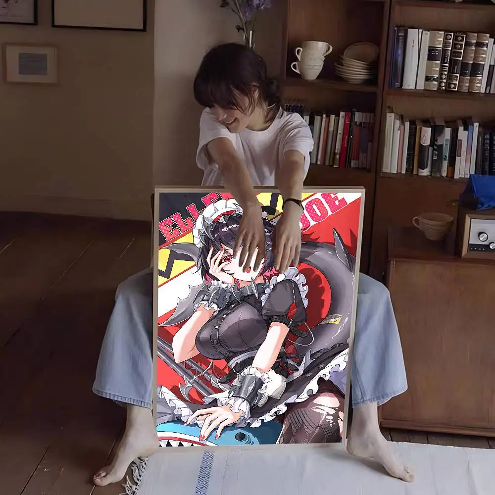 ZZZ إلين جو لعبة Whitepaper ملصق ريترو كرافت ورقة ملصق DIY غرفة بار مقهى خمر اللوحة الزخرفية