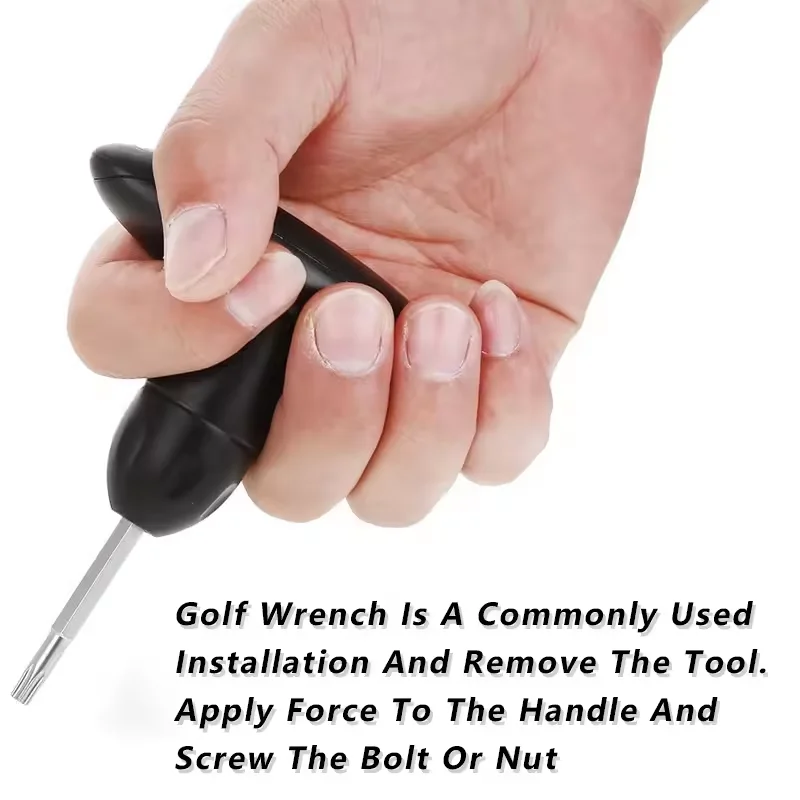 Golf Torque Wrench Head Adjustment Tool Golf Accessories For Golf Club Driver Shaft Adapter