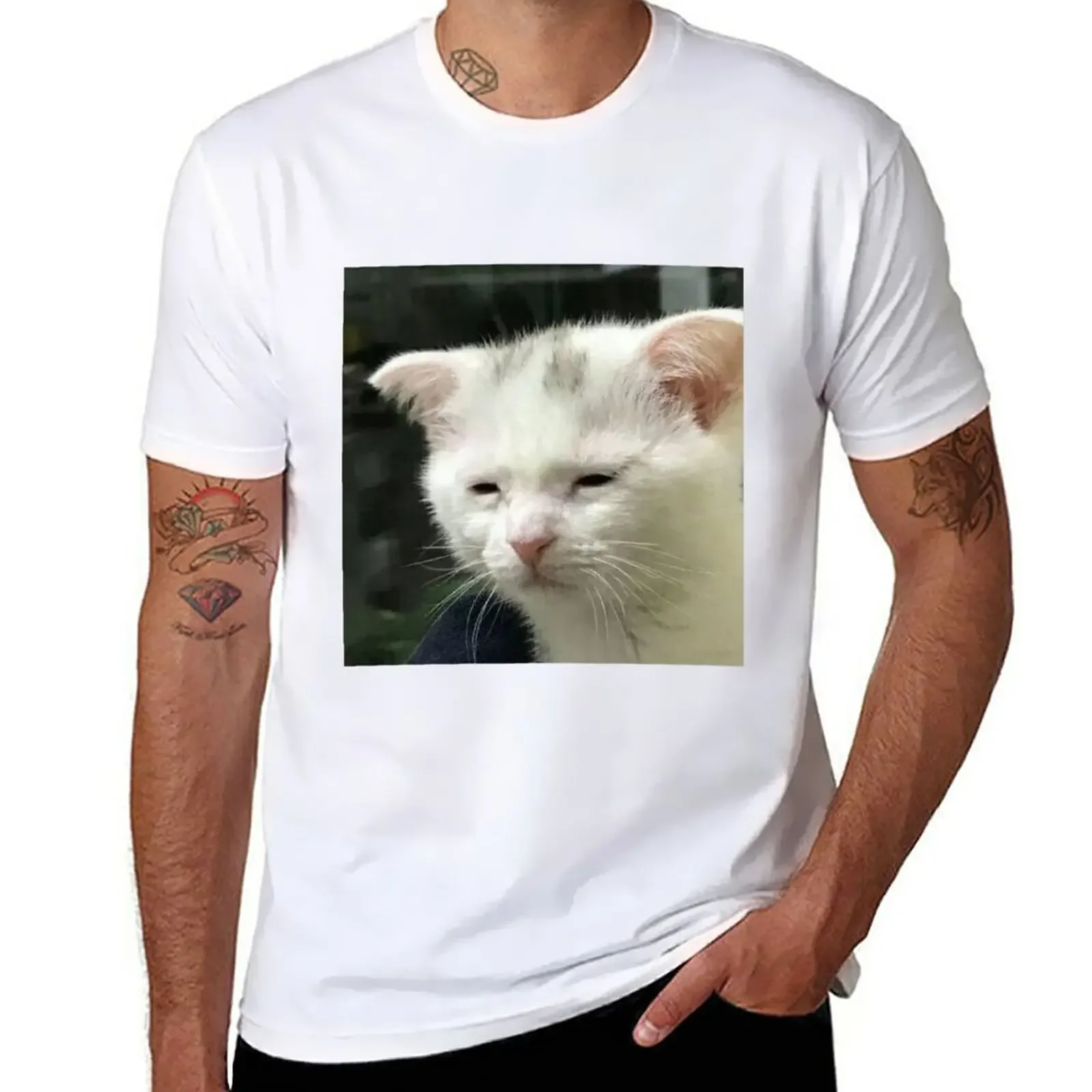 

Screaming in Depression T-Shirt sweat oversizeds summer top Men's clothing