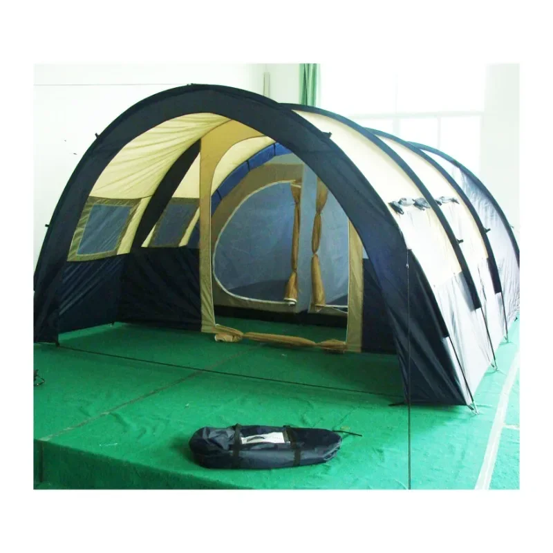 

High Quality Big Folding Outdoor Camping Hiking 4-6 Person Large Family Tunnel Tent