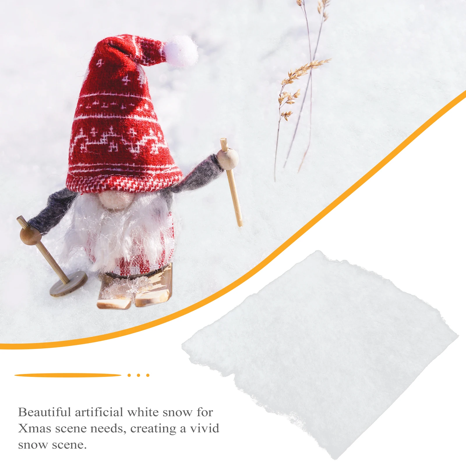

Snow Cotton Window Layout White Artificial Decorative Carpet Decoration for Photo Shoot Holiday