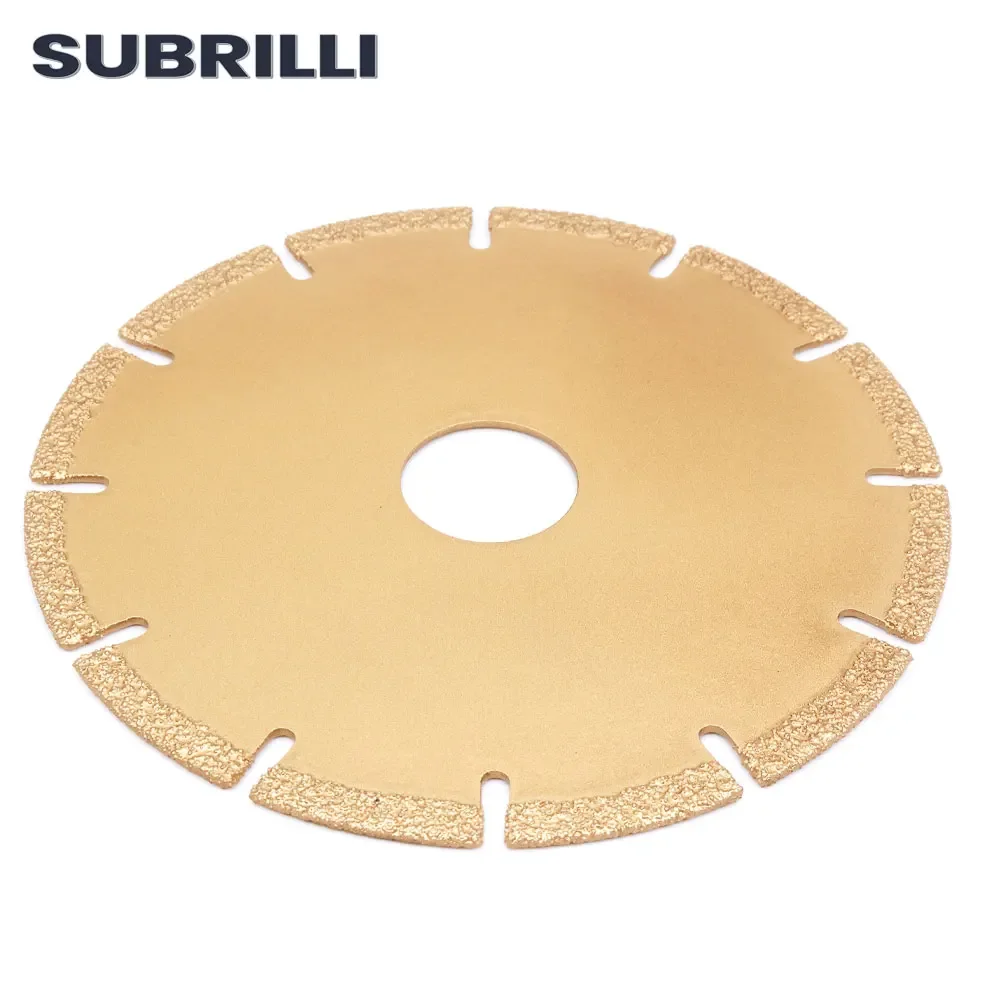 Subrilli 4.5 "115ミリメートル新技術ろうスーパー品質ドライ切削コンクリート花崗岩marbleタイル用のブレードを見切断