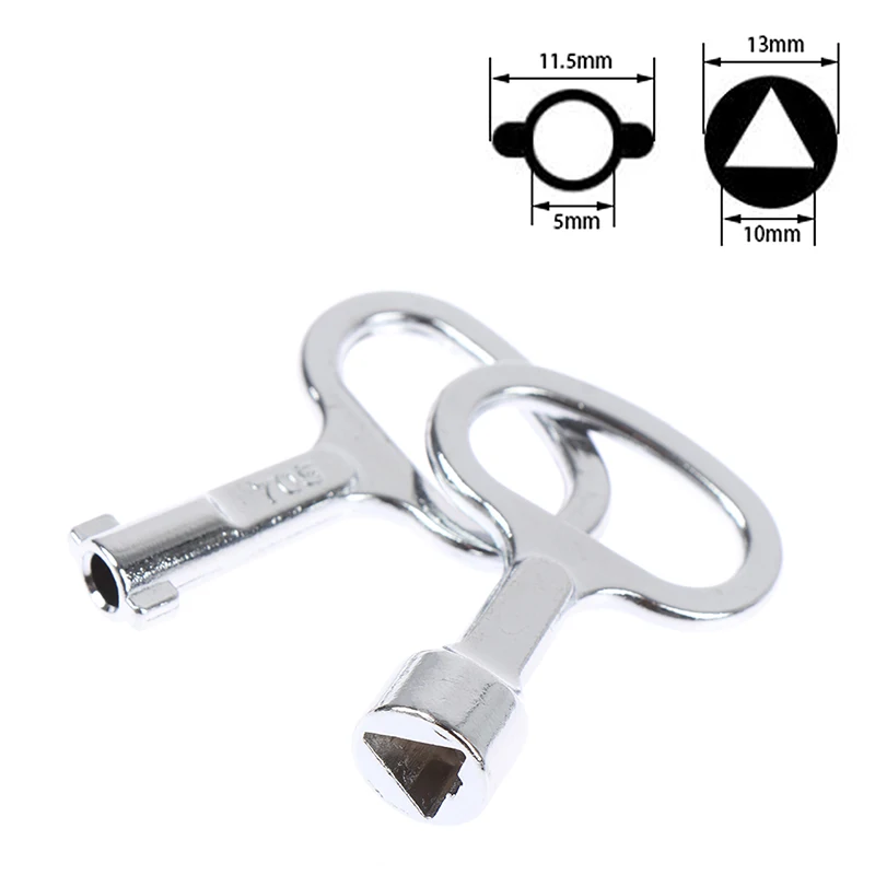 1Pc Triangle Socket Panel Lock Key with Wrench, Universal Tool for Electrical Cabinet Drawer Switch Box Lock