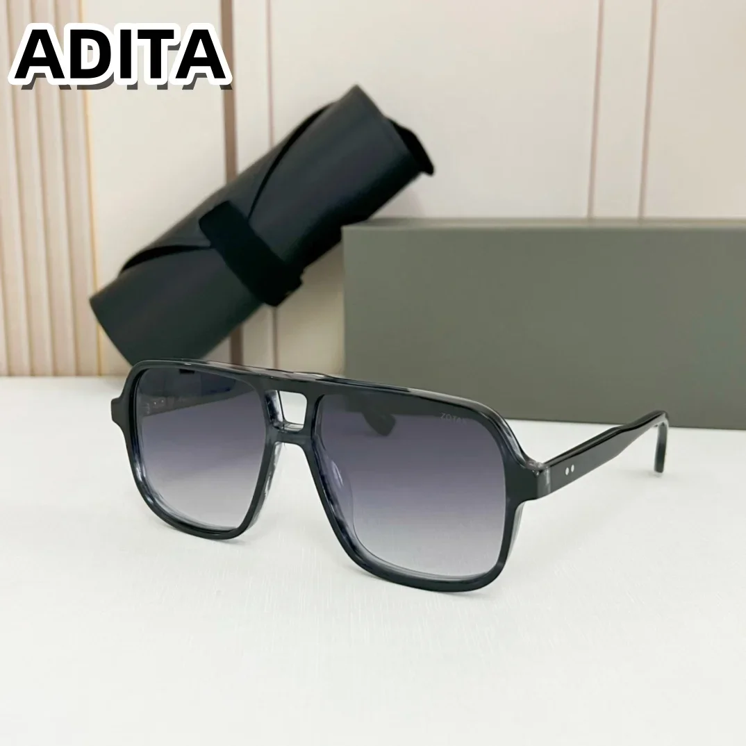 ZOTAX DTX718 مقاس 56-18 نظارات شمسية عالية الجودة للرجال من التيتانيوم بتصميم عصري نظارات شمسية للنساء مع صندوق