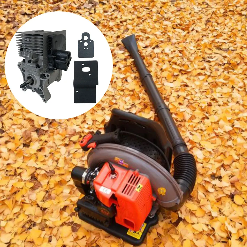HUA 580BTS 580BFS Short Block Engine Replacement Part Kit Backpack Leafs Blower Easy Install Improved Airflow Efficiency Outdoor