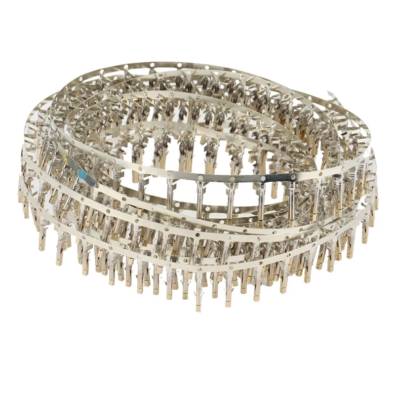 300PCS 4.2Mm 5557 Computer Connector Terminals Female Needle For 6P 8P 24P Male Shell /Half Gold-Plated High Foot