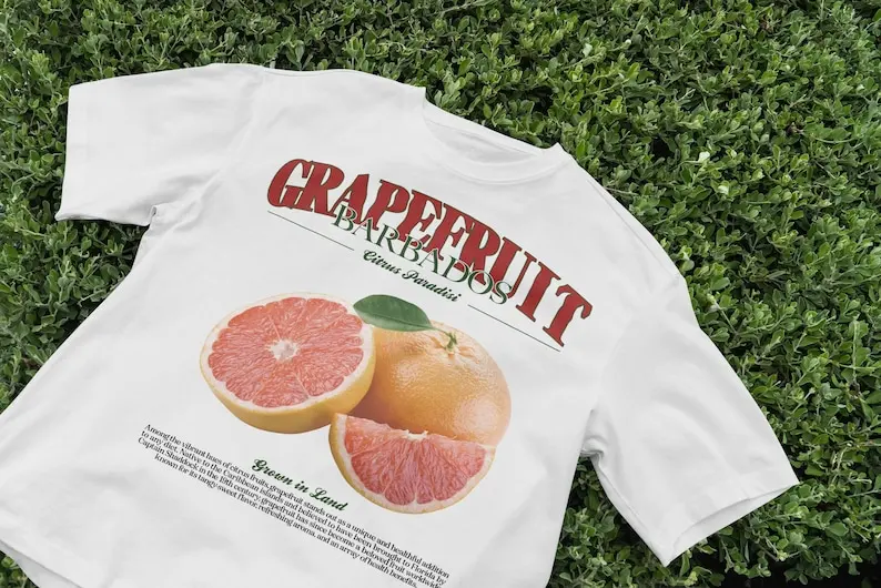 

Grapefruit T- Aesthetic Grapefruit Cute Fruit Vintage Boho Y2K aesthetic Clothing 2000s nost