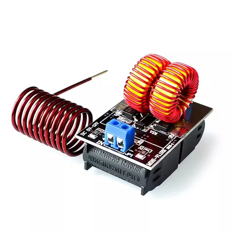 120W Mini ZVS Heating Machine DC 5-12.0V Input Voltage Induction Heater High Frequency Power Supply Module