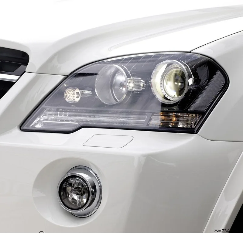 

Крышка передней фары автомобиля для Benz W164 ML400 ML450 ML350 ML320 2008 2009 2010 2011, левая/правая линза для фар из ПВХ