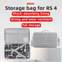 Storage Bag for DJI RS 4 Gimbal Stabilizer Carrying Case Handbag Anti-Scratch Portable Protective Travel Case Drone Accessories