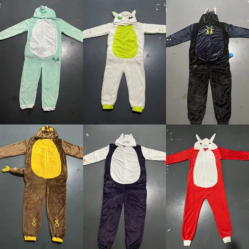 

Game Genshin Impact Xiao Tighnari Nahida Kaedehara Kazuha Wanderer Cosplay Costumes Kigurumi Pajamas Plush Winter Flannel Adult