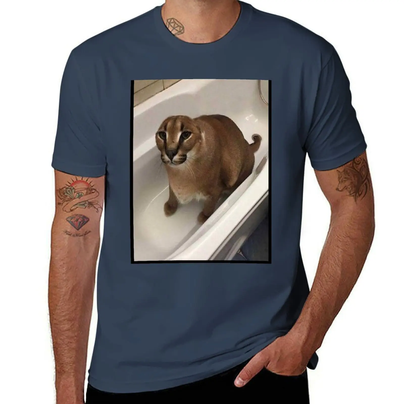 

Big Floppa T-Shirt Basic Tee Shirt for Everyday Outfit