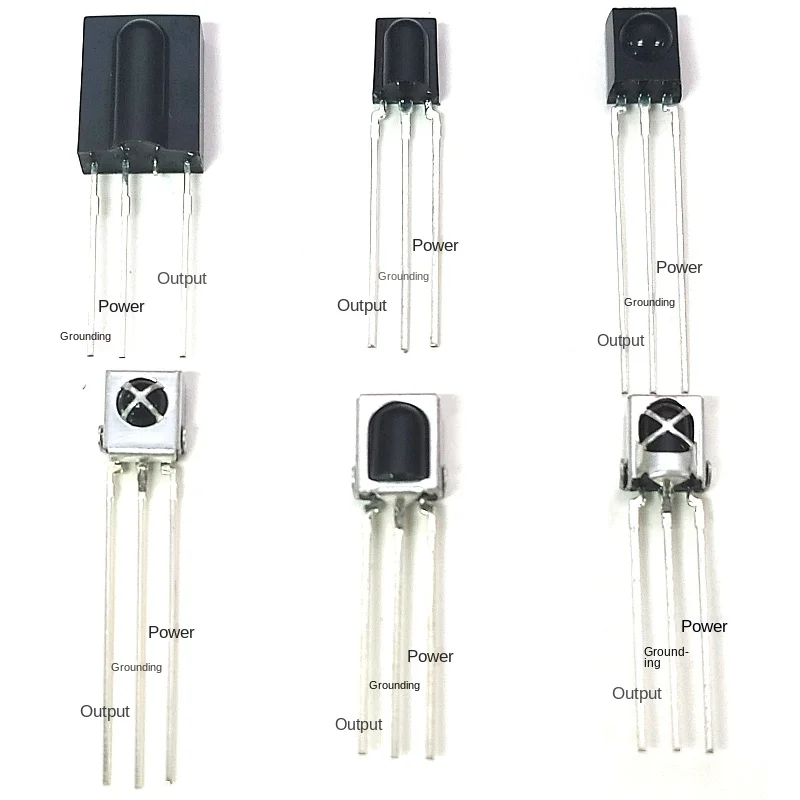 1 Juego de cabezales receptores de control remoto para aire acondicionado, adecuados para Midea Gree Haier Sharp Panasonic AUX, receptor universal