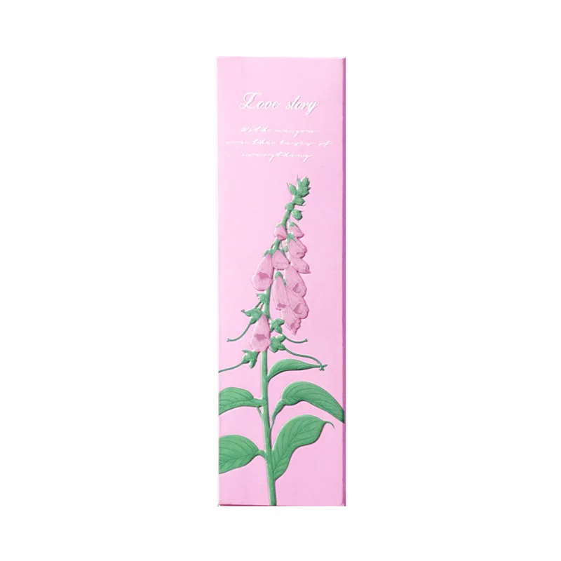 20 Pcs/pack Nature Themed Bookmarks Floral Bookmark Relievo Paper Bookmark for Reader Writers Office Supplies Students Reading