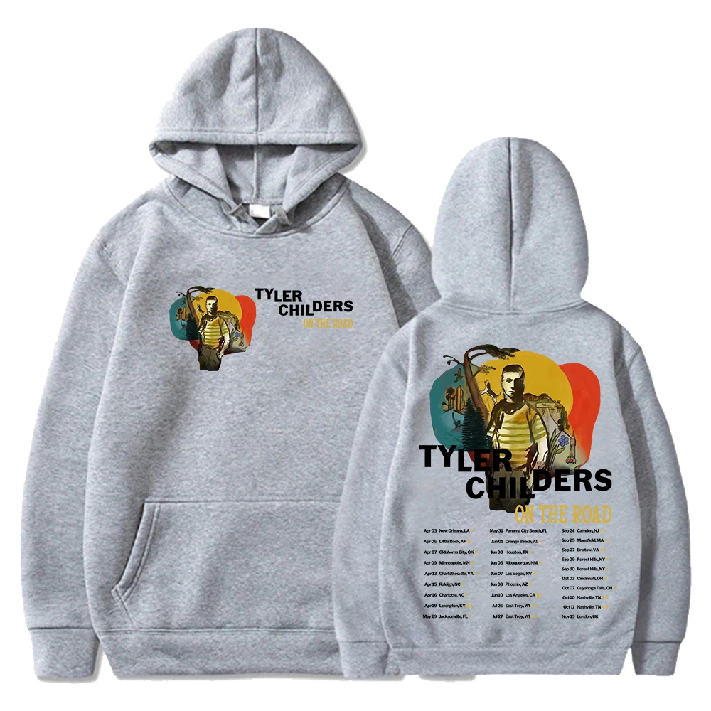 Tyler Childers On The Road Tour 2025 Hoodie Unisex Long Sleeve Streetwear Women Men Hooded Sweatshirts Trendy Outfits