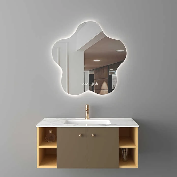 

Modern Custom Irregular Anti Fog Wall Mounted Intelligent Mirror Living Room Decoration Shower Bathroom Smart Mirrors