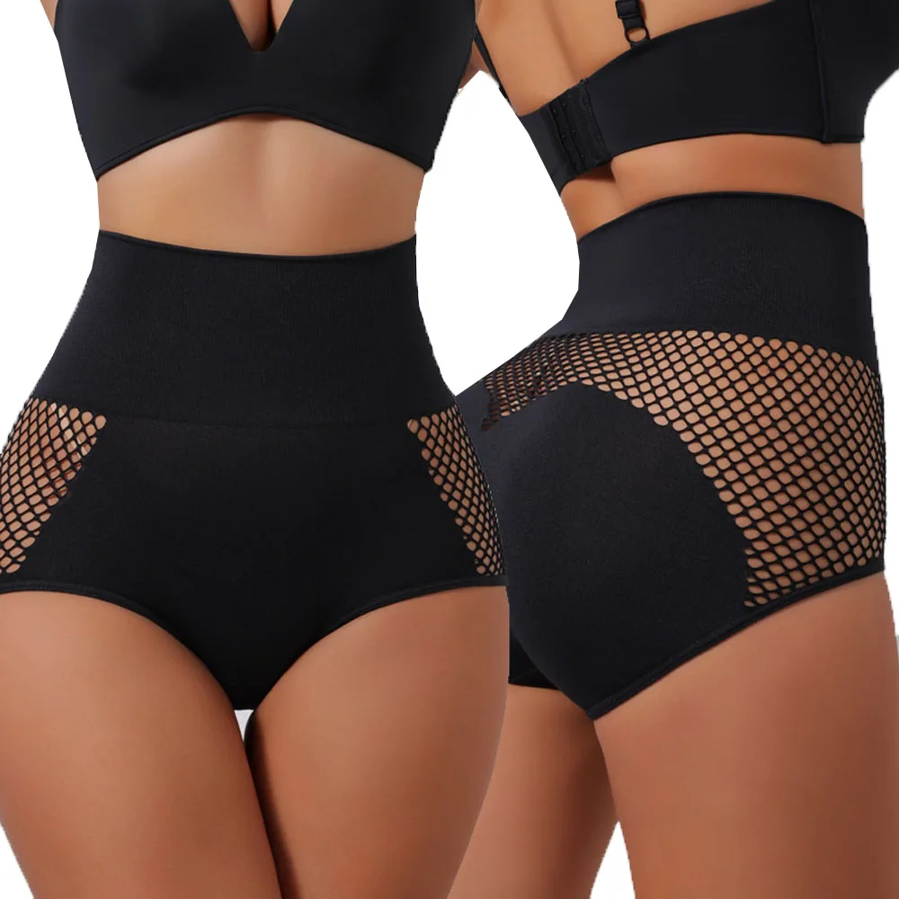 1 Stück Bauchkontroll-Höschen für Frauen mit Mesh und atmungsaktivem, hochtailliertem Po-Lifting-Shapewear zur Formung und Straffung des Körpers