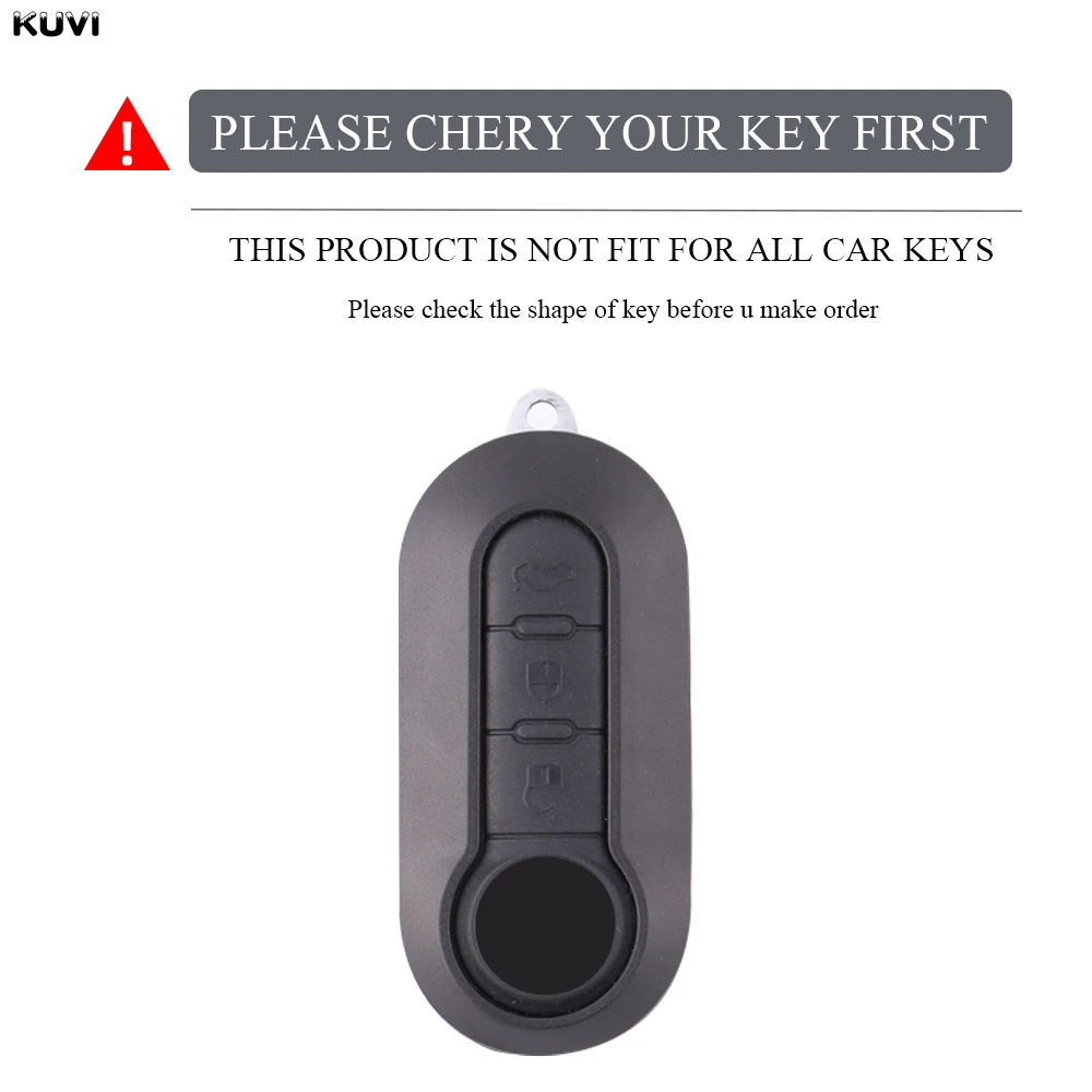 NEW TPU Car Folding Key Case Cover Shell For Fiat 500 Ducato Panda 500L Punto Lancia Musa For Citroen Holder Fob Luxury Keychain
