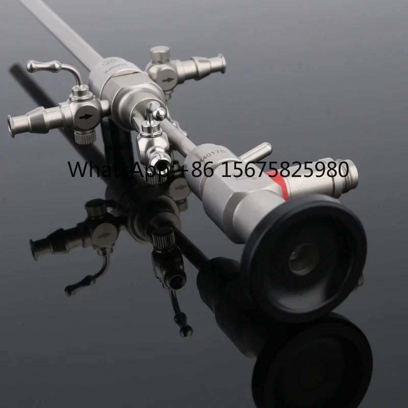 Rigid Hysteroscope Set 30° 4×302mm With Sheath & Working Element Gynecology Endoscope Instruments