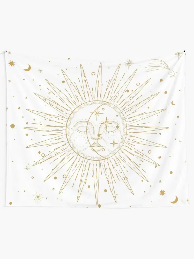 Sun And Moon By Day Tapestry Aesthetic Room Decor Bedroom Decor Aesthetic Wall Deco Tapestry