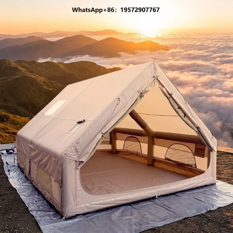 12m2 29kg 5-6 People Easy Setup Oxford Cloth Inflatable Cabin Tent