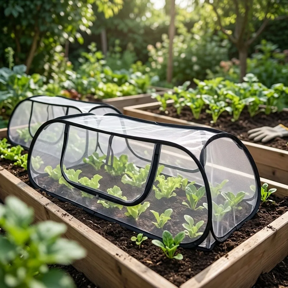 Mesh Plant Cover Net Plant Protection Raised Bed Garden Covers Greenhouse Breathable Accessories Gardening Agriculture Supplies