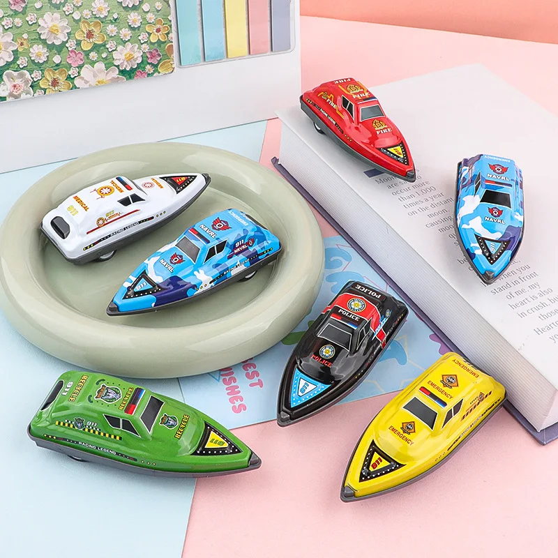 

5 шт., детская жестяная транспортная лодка, игрушки, имитация мультяшного забавного металла, инерционная жестяная яхта, игрушки для вечеринок для мальчиков и девочек, маленькие подарки