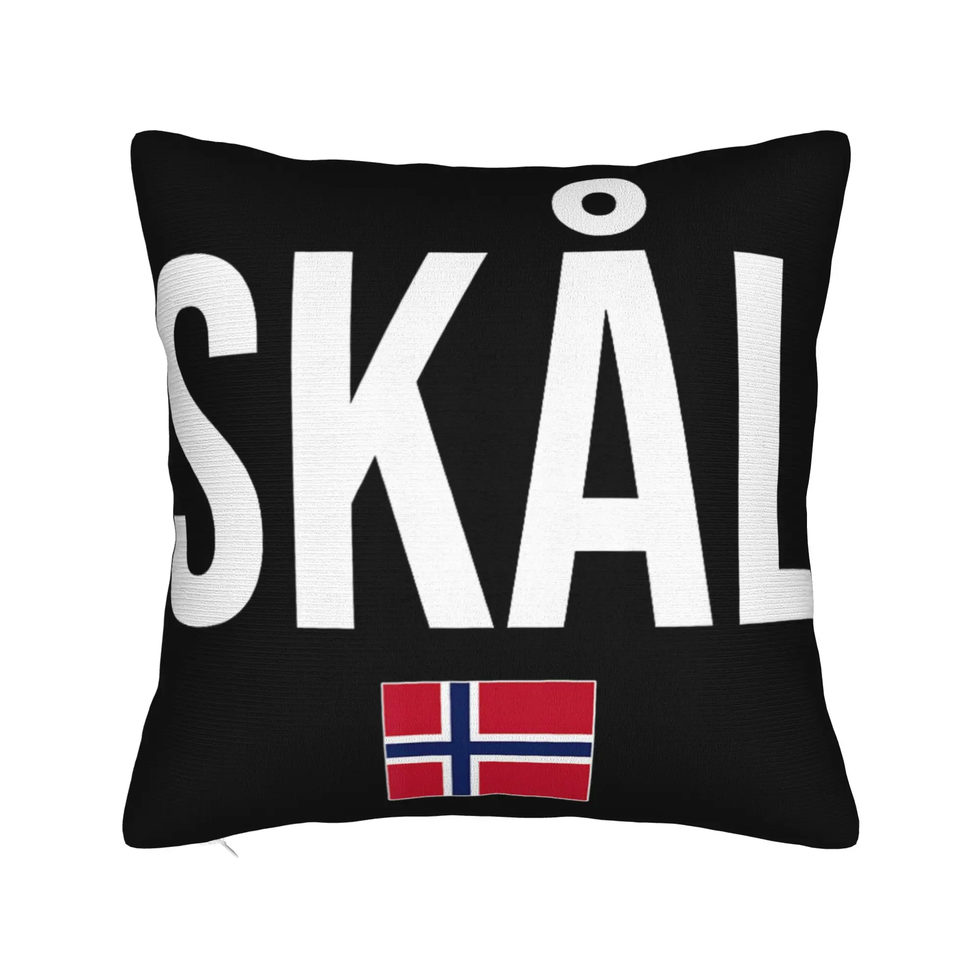 Norway Norwegian Phrases and Sayings Pillow Case  Morden Pillow Cover Soft Pillowcases For Living Room Bed Chair