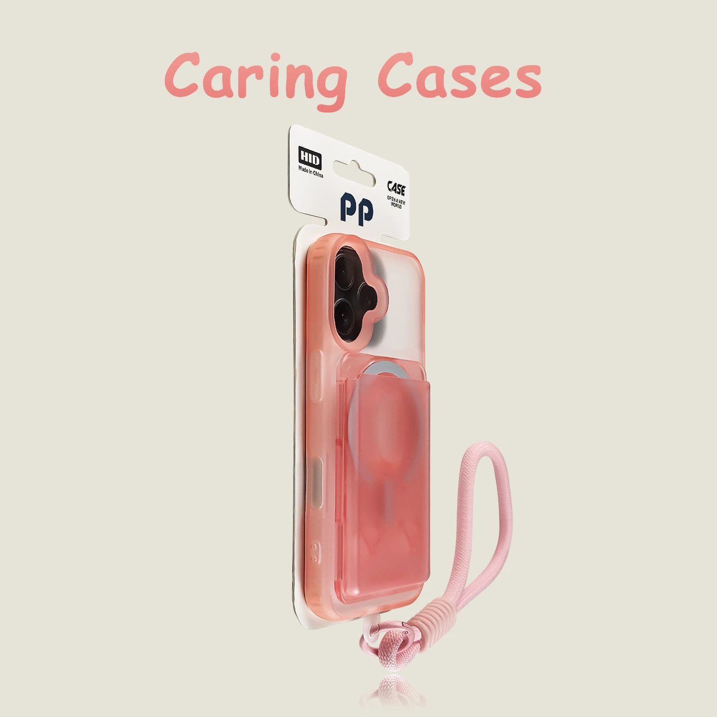 Etui do iPhone 18 Pro Max, żółte, z uchwytem na karty MagSafe, matowe, przezroczyste, z paskiem, odporne na wstrząsy, kompatybilne z iPhone 17, 16, 15, 14, 13, 12, 11. — zdjęcie produktu 4