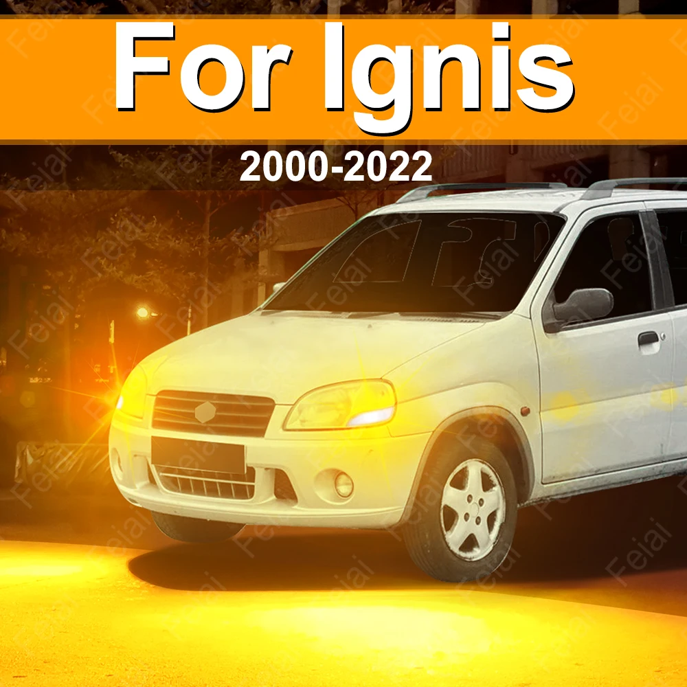 

LED Turn Signal Lights For Suzuki Ignis 1 2 3 Accessories LED Indicator Bulb Amber 2000-2007 2008 2009 2010 2011 2012 2013-2022