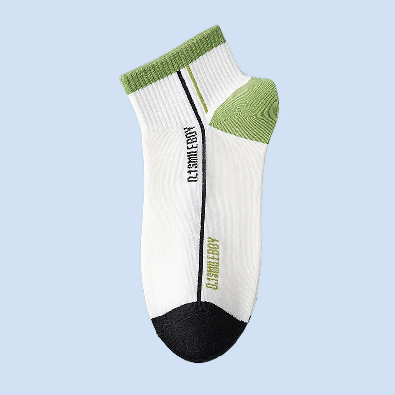 Calcetines cortos finos de algodón puro para hombre, calcetín desodorante absorbente del sudor, ideal para estudiantes, moda juvenil, verano, 3/6 pares