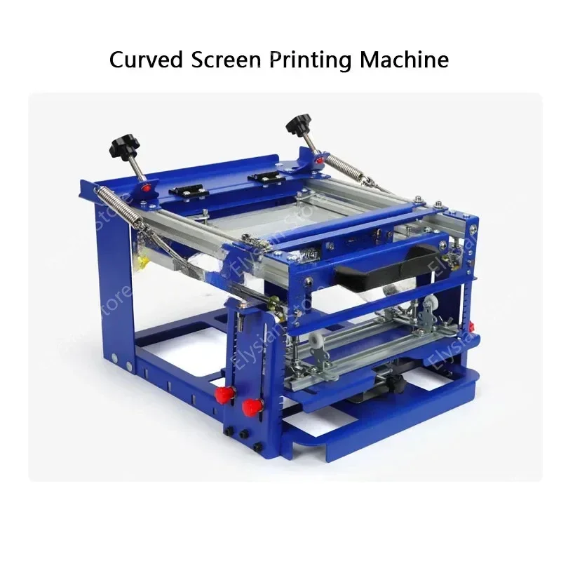 Curved Screen Printing Machine Press Silk Screen  Machine screen printing station use for bottle printing