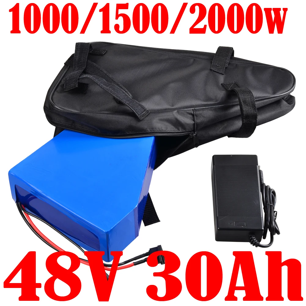 

48V 30Ah 25Ah 22Ah 20Ah 18Ah 15Ah Lithium Battery 48V Electric Bicycle Battery 48V 750W 500W 1000W 1500W 2000W E-Bike Battery