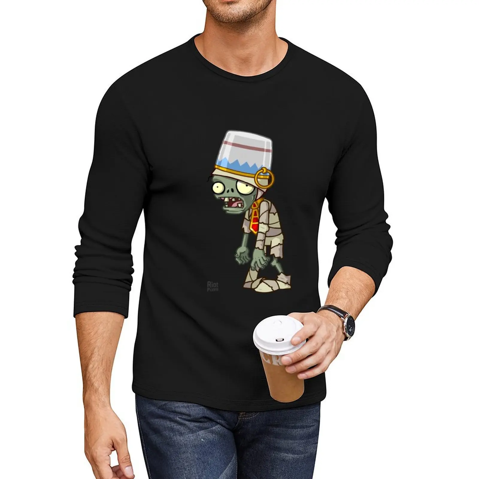 

zombies Long T-Shirt hippie clothes new edition t shirt Aesthetic clothing tees plain white t shirts men